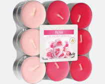 Bispol theelichten - Rozen (18 stuks)