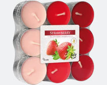 Bispol theelichten - Aardbei (18 stuks)