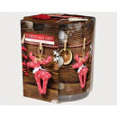 Geurkaars met kerstmotief Christmas Gift NU: 3 VOOR € 15