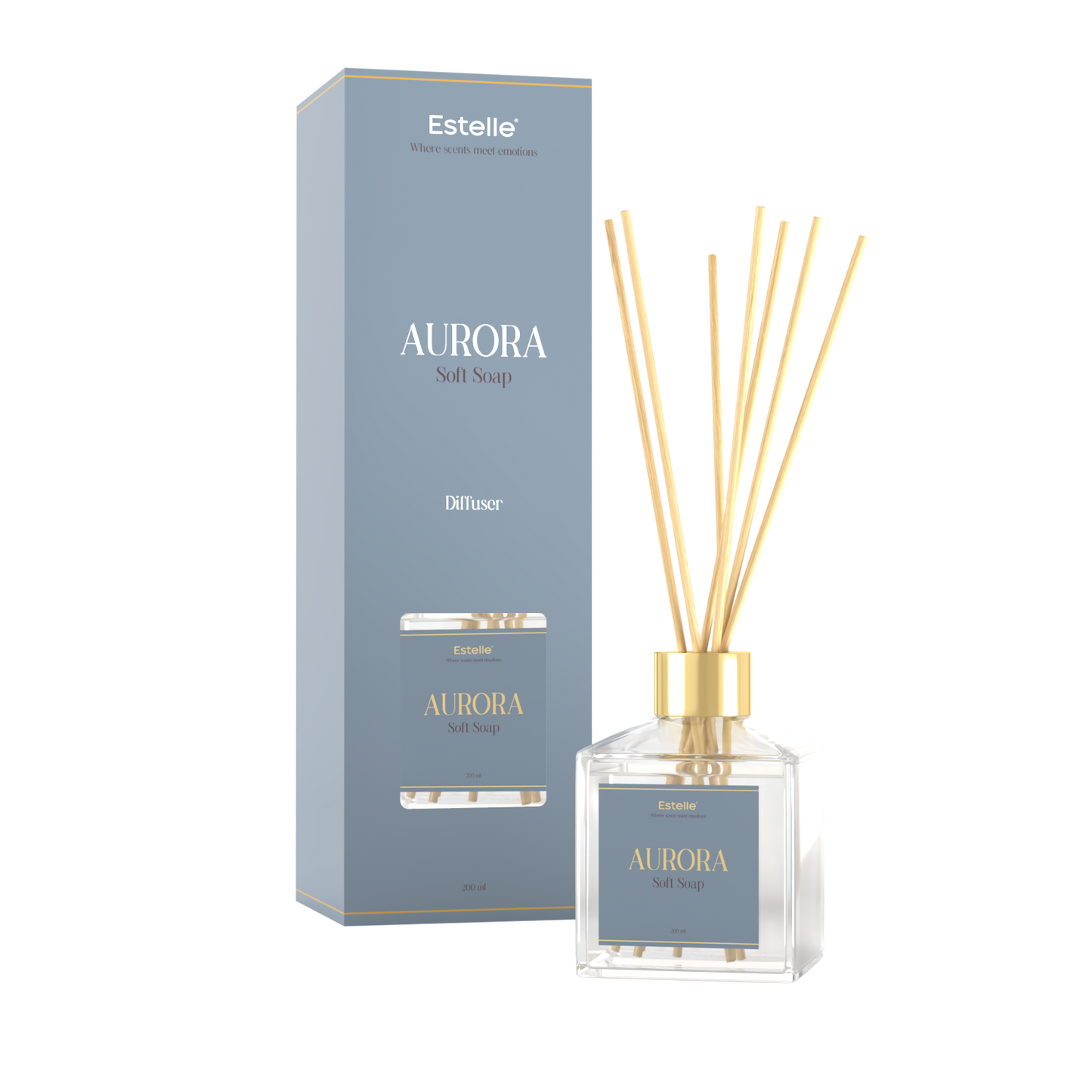 Estelle Diffuser Aurora - Soft Soap 200ml