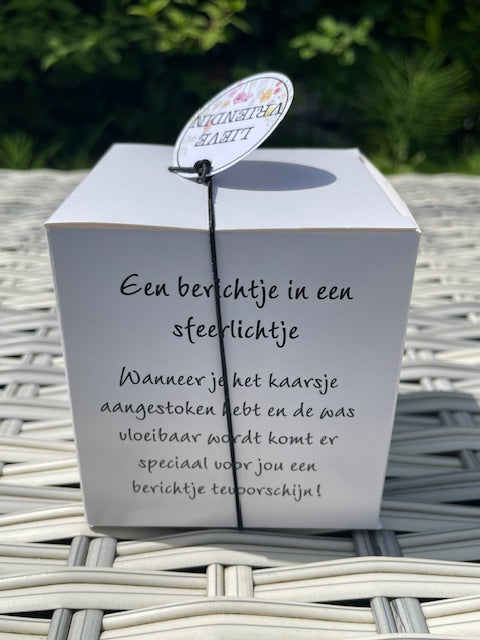 Vivir Sfeer - Berichtje in een lichtje - Lieve vriendin