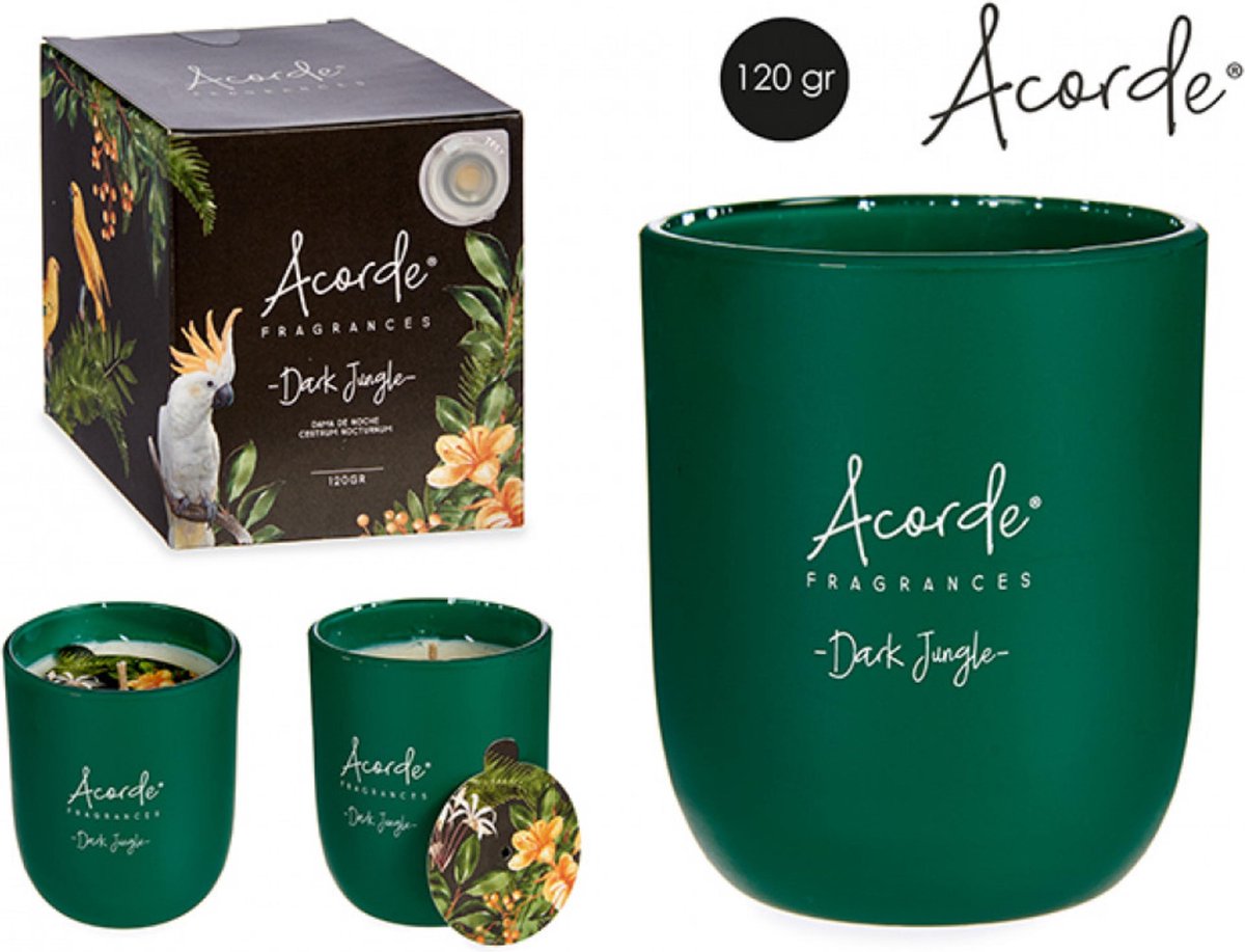 Acorde geurkaars - Nachtschade (Dark Jungle) NU: 3 VOOR € 15