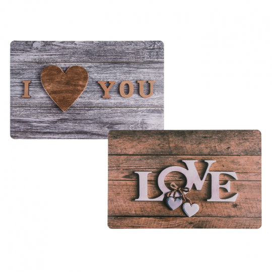 Placemat LOVE (set van 2)