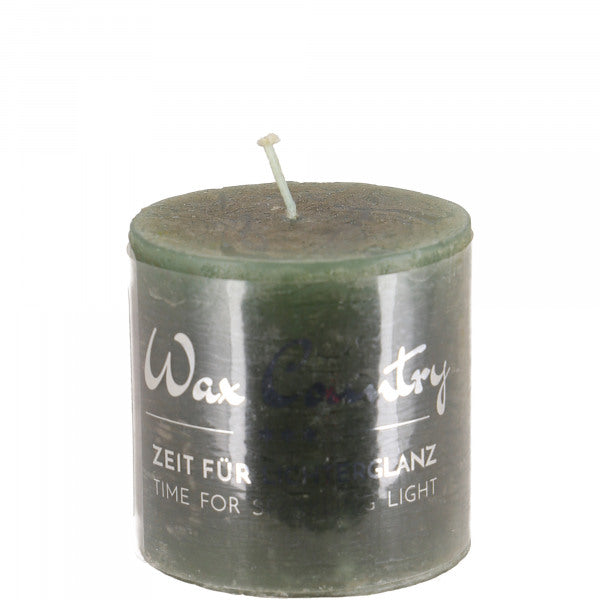 Stompkaars Wax Country - Pijnboomgroen (50x50 mm)