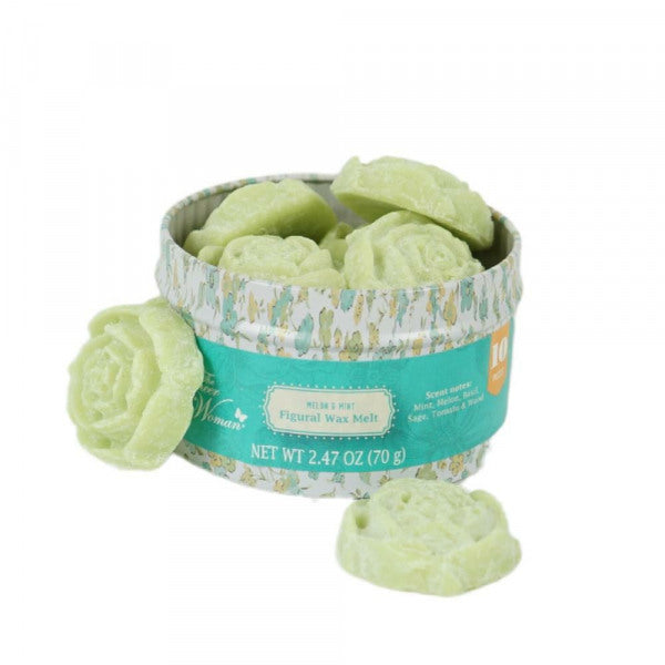 Waxmelts - Mint & Melon (10 stuks in blikje)