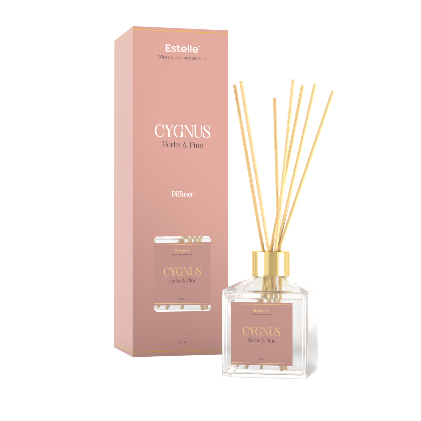 Estelle Diffuser Cygnus - Herbs & Pine 200ml