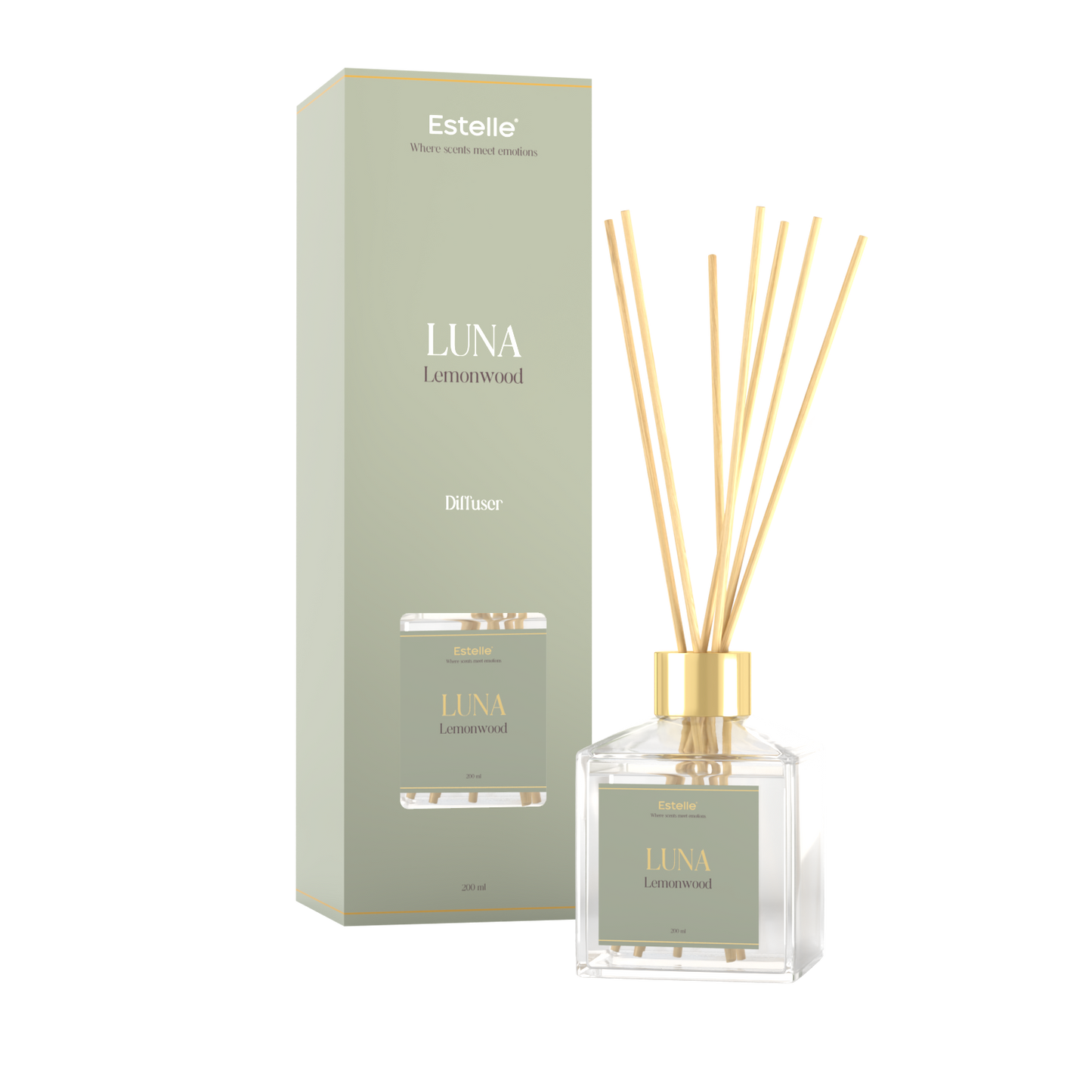 Estelle Diffuser Luna - Lemonwood 200ml