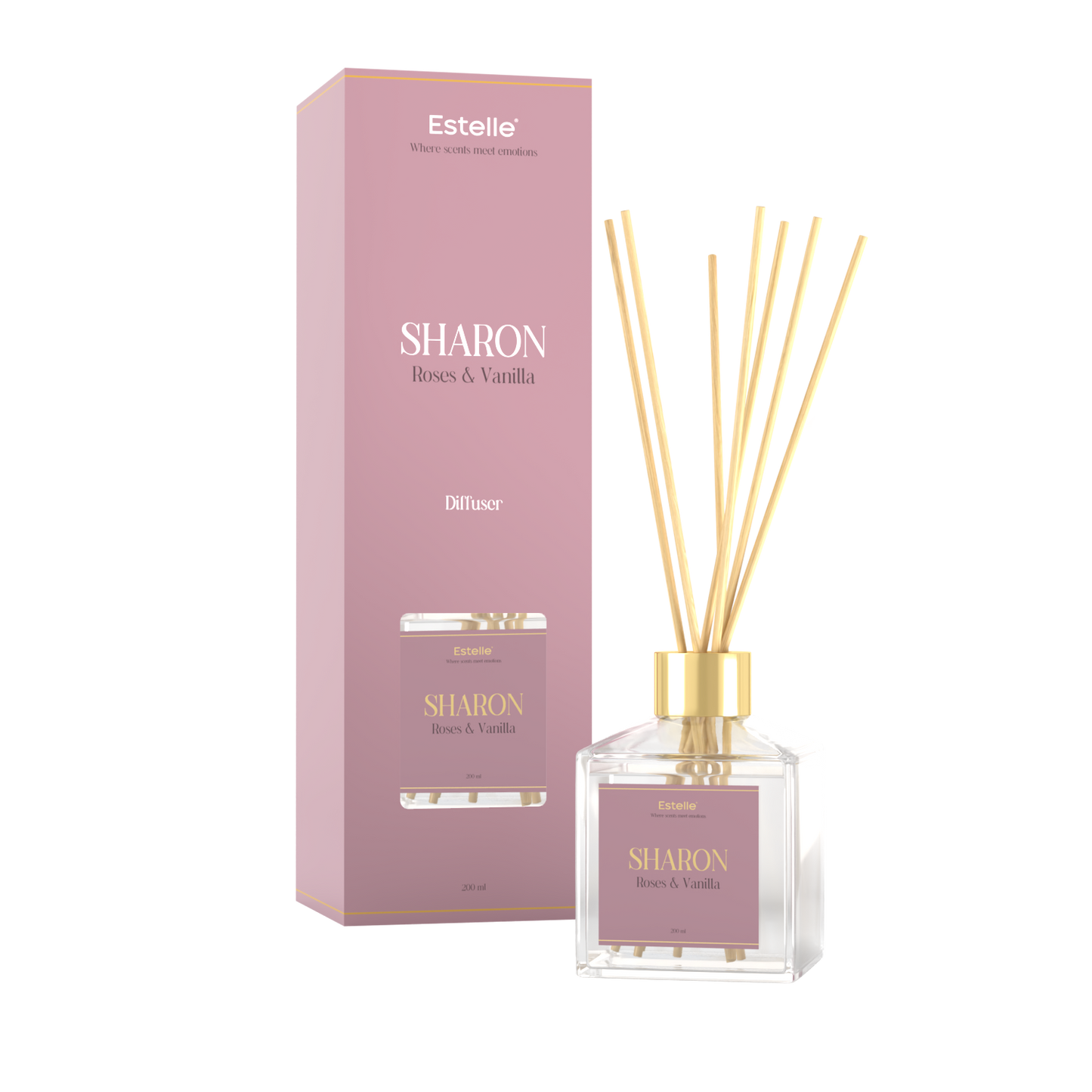 Estelle Diffuser Sharon - Roses & Vanilla 200ml