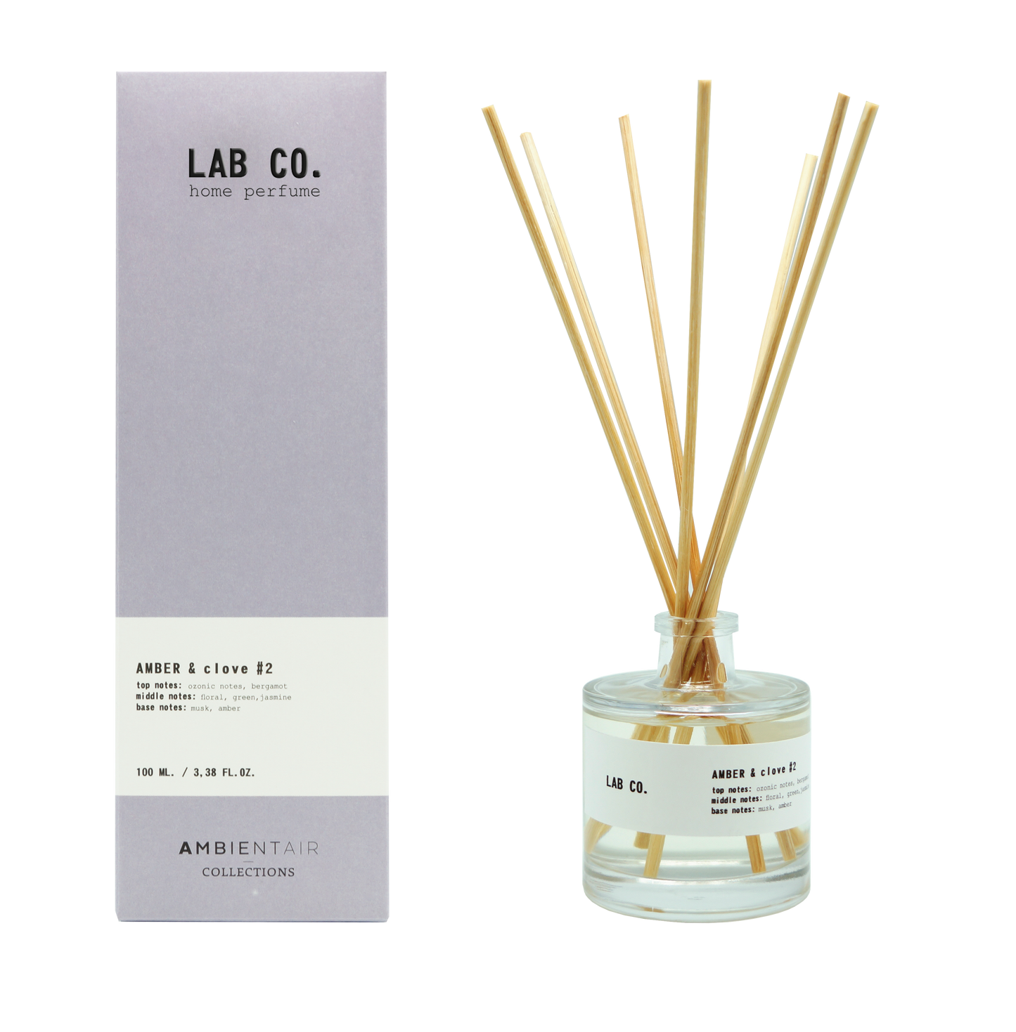 Lab Co Diffuser #2 - Amber & Clove 100ml