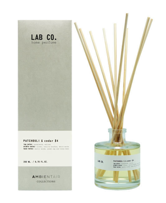 Lab Co Diffuser #4 - Patchouli & Cedar 200ml