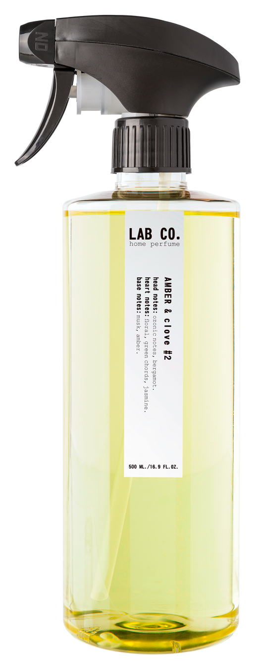 Lab Co Roomspray #2 - Amber & Clove 500ml