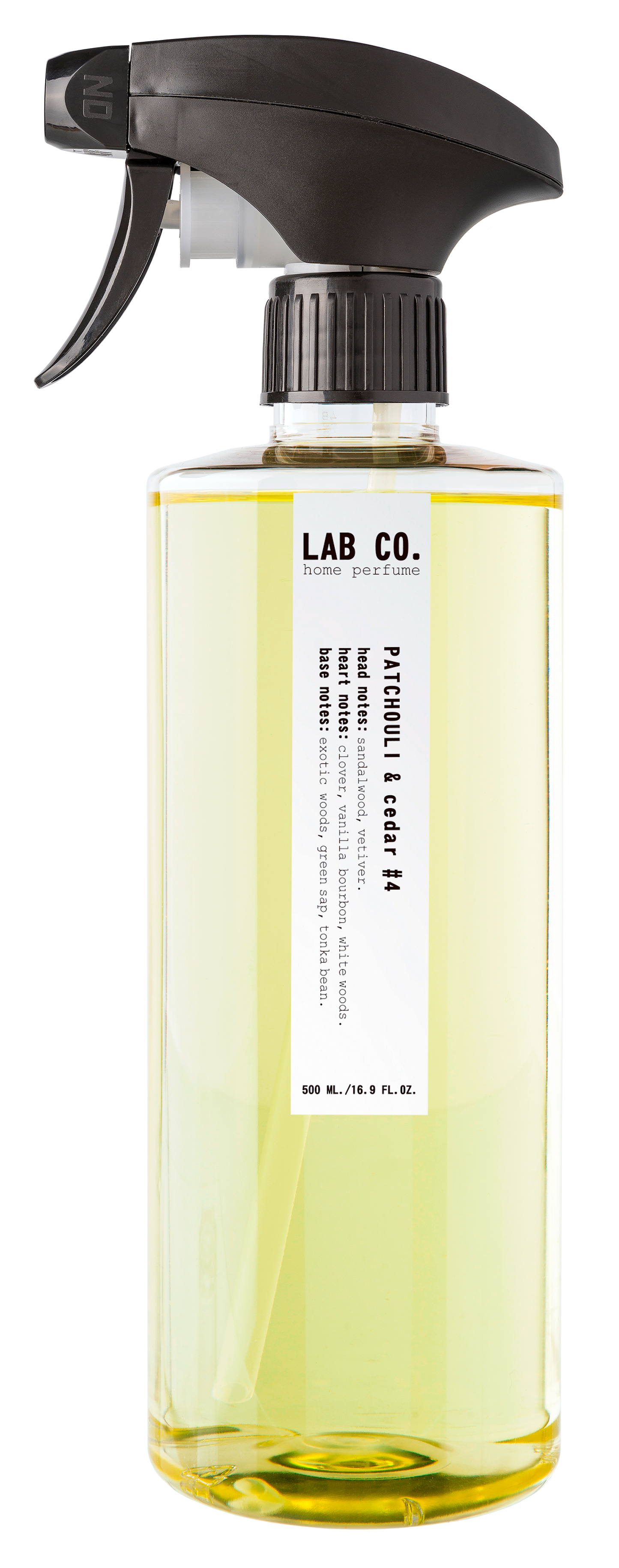 Lab Co Roomspray #4 - Patchouli & Cedar 500ml