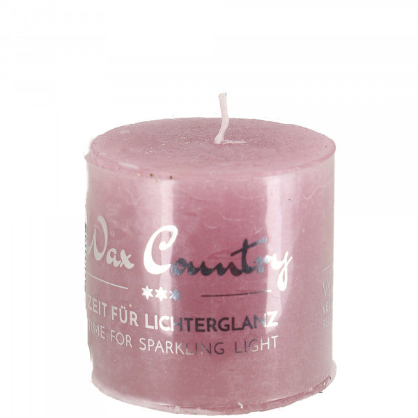 Stompkaars Wax Country - Oud Roze (50x50 mm)