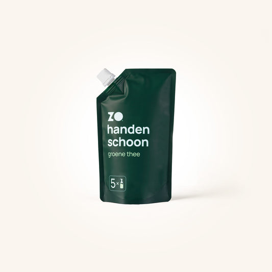 ZO Handen schoon - navulzak groene thee